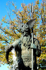 Thale  Deutschland  Statue des Gottes Odin