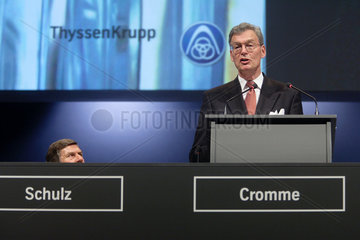 ThyssenKrupp AG  Prof. Dr. Ekkehard D. Schulz  Dr. Gerhard Cromme