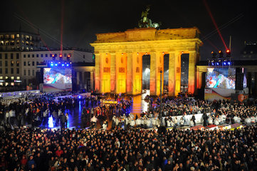 Berlin  Deutschland  Fest der Freiheit zum 20. Jahrestag des Mauerfalls