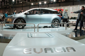 Prototyp Evalia von Nissan auf der Leipziger Automesse