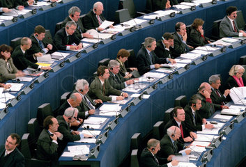 Strasbourg  Abgeordnete im EU Parlament