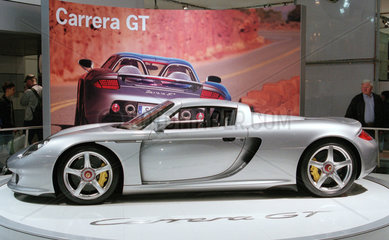 Vorstellung des Porsche Carrera GT zur Automesse AMI