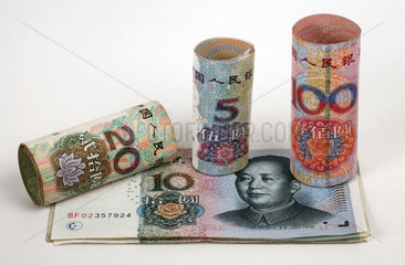 Berlin  Deutschland  Renminbi-Yuanscheine