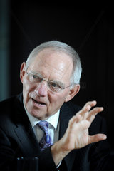 Berlin  Deutschland  Bundesfinanzminister Wolfgang Schaeuble  CDU