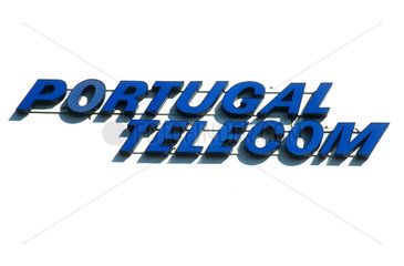 Schriftzug der Firma Portugal Telekom