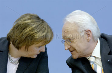 Dr. Angela Merkel  CDU und Dr. Edmund Stoiber  CSU