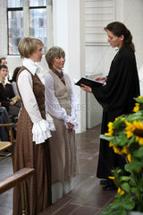 Kiel  Deutschland  kirchliche Trauung zweier Frauen