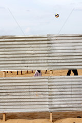 Batticaloa  Sri Lanka  Fluechtlingslager im Buergerkriegsgebiet Sri Lanka
