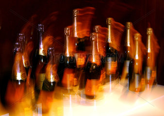 Berlin  Champagner der Marke Veuve Clicquot