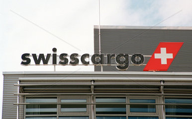 Zuerich  Schweiz  Logo der Swisscargo  eines Tochterunternehmen der Swissair Group