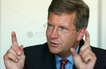 Christian Wulff (CDU)  Ministerpraesident Niedersachsen