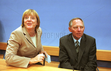 Dr. Angela Merkel und Dr. Wolfgang Schaeuble