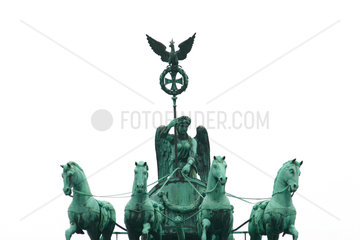 Berlin  Quadriga auf dem Brandenburger Tor