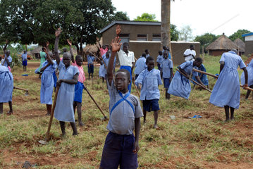 Uganda  Schulunterricht in Kitgum