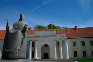 Skulptur von Mindaugas in Vilnius