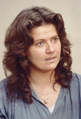 Jutta Ditfurth  Vorstandssprecherin DIE GRUENEN  1987