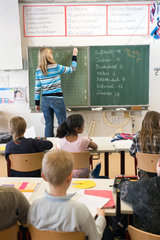 Tuttlingen  Deutschland  Deutschunterricht in einer dritten Klasse