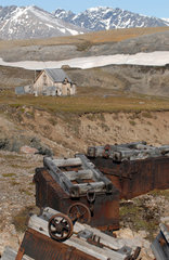 verlassene Bergmine auf Ny London (Norwegen)