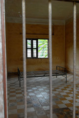 Phnom Penh  Kambodscha  kambodschanisch  ein Folterraum im Tuol Sleng Museum