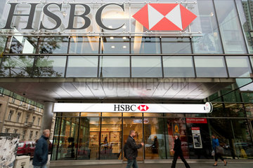 Warschau  Polen  Filiale der HSBC Bank