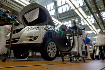 Wolfsburg  Deutschland  VW-Werk  Produktion des Tiguan