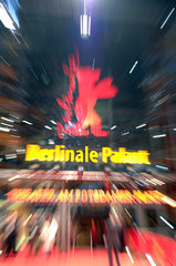 Logo der Berlinale mit dem roten Baeren  Berlin