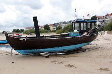 Greifswald  Fischerboot an der Ostsee