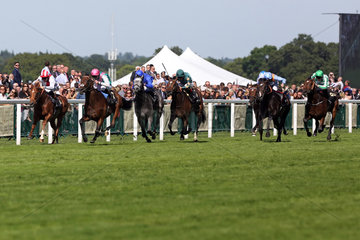 Royal Ascot  Kingman (second from left) with James Doyle up wins the St James's Palace Stakes