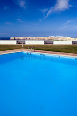 Sagres  Portugal  Swimmingpool eines Hotels