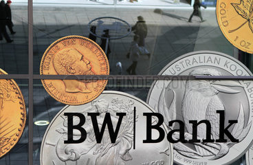 Stuttgart  Deutschland  die BW-Bank in der Koenigstrasse