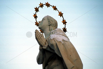 Prag  Tschechische Republik  Statue der heiligen Regina