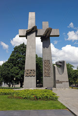 Posen  Polen  Denkmal fuer die Opfer der Arbeiterproteste im Juni 1956