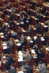 Sitzung im rumaenischen Parlament