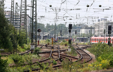 Muenchen  Deutschland  Gleisanlage