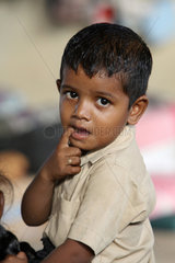 Batticaloa  Sri Lanka  Portraet eines Jungen
