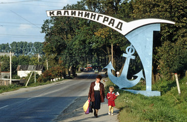 Einfahrt nach Kaliningrad  Russland