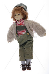 Berlin  Deutschland  Puppe mit Trachtenkleidung