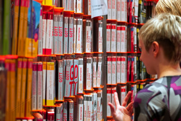 Leipzig  Deutschland  Knaur Taschenbuecher auf der Leipziger Buchmesse