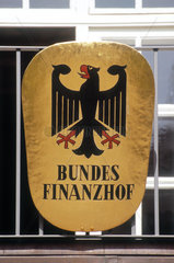 Wappenschild des Bundesfinanzhofes in Muenchen