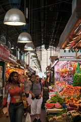 Barcelona  Spanien  der Boqueria-Markt