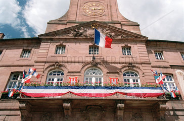 Das historische Rathaus in Wissembourg