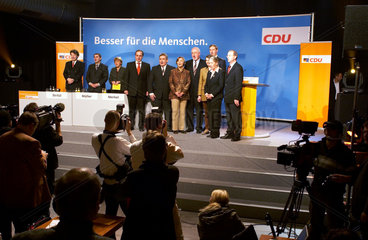 Peter Harry Carstensen  CDU  Wahlkampf