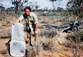 Recovery of pieces of Skylab in Western Australia  1979.