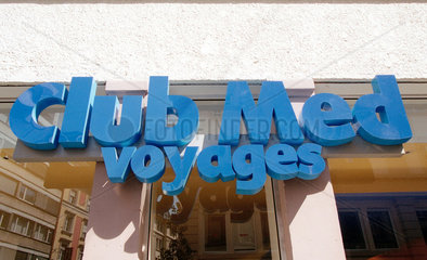 Schild fuer Club Med Voyages