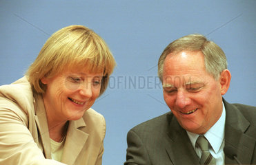 Dr. Angela Merkel und Dr. Wolfgang Schaeuble