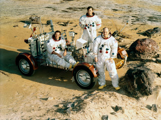 Apollo 16 astronauts  1972.