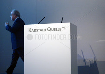 Wolfgang Urban  Vorstandsvorsitzender der KarstadtQuelle AG
