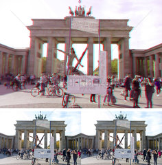 3 d Bild: Brandenburger Tor