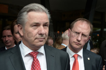 Berlin  Deutschland  Klaus Wowereit  SPD  und Klaus-Dieter Groehler  CDU