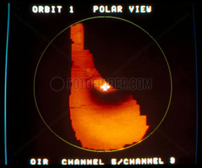 Infrared picture of Venus from the Pioneer Venus Orbiter  1978.